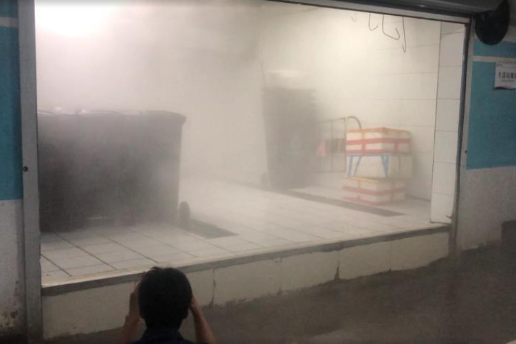 次氯酸發生器搭配霧化設備，助力垃圾處理站除臭